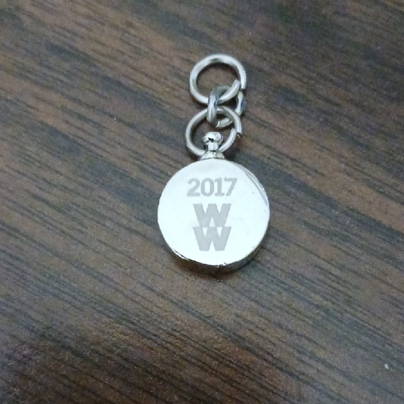 Silver-tone Weight Watchers Clock Charm EUC - Picture 3 of 9